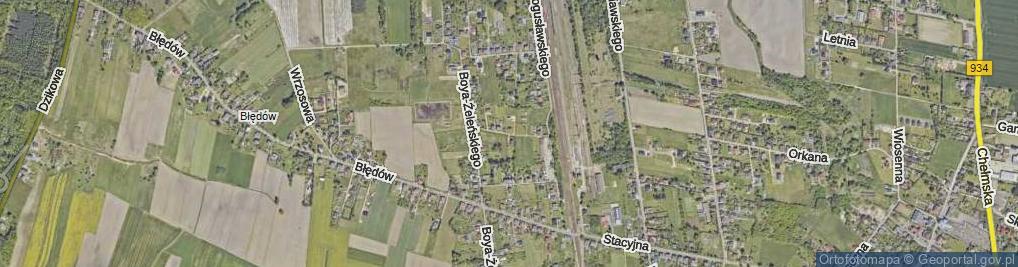 Zdjęcie satelitarne Chełmońskiego Józefa ul.